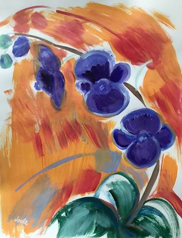 Print of Abstract Floral Paintings by Artist JOULE