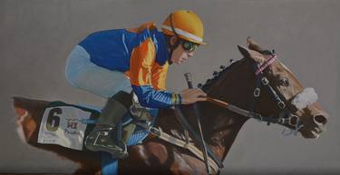 Original Figurative Sport Paintings by Aiert Alonso
