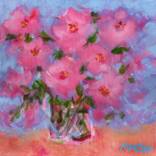 Raspberry Roses by Pamela Gatens