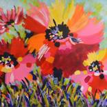 Big Red Poppies (SOLD) by Pamela Gatens