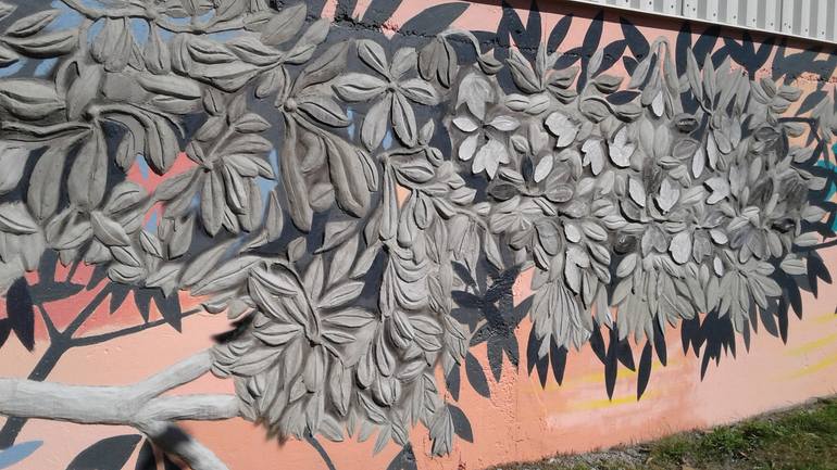 Original Abstract Nature Installation by Paul Santoleri