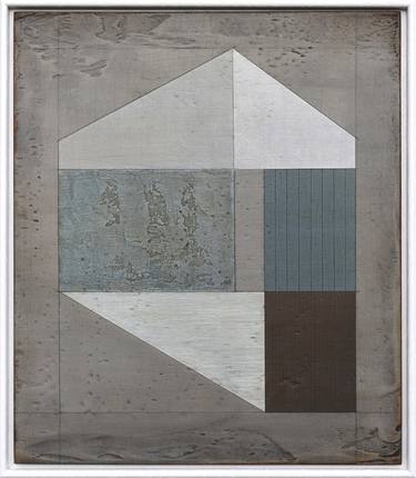 Original Abstract Architecture Painting by Susan Laughton
