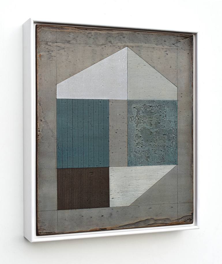 Original Abstract Architecture Painting by Susan Laughton