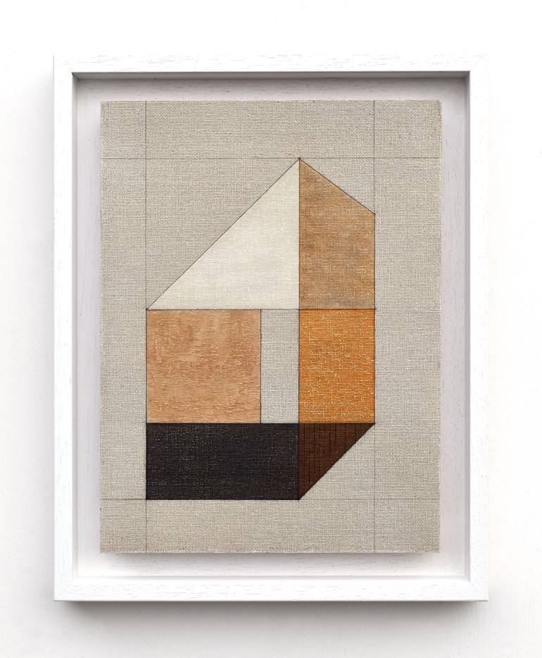 Original Abstract Architecture Painting by Susan Laughton