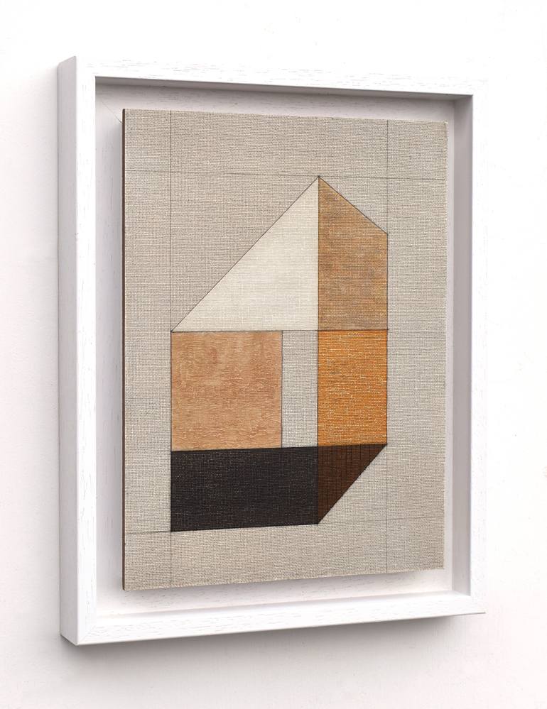Original Abstract Architecture Painting by Susan Laughton