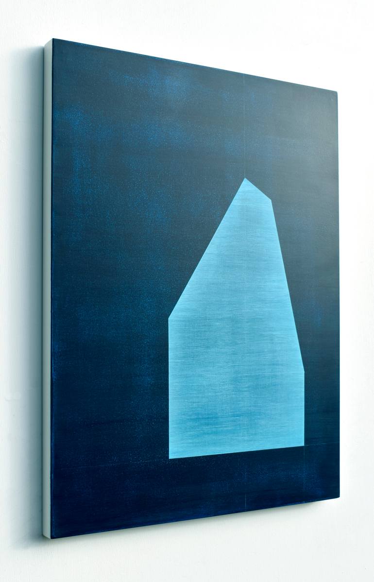 Original Abstract Architecture Painting by Susan Laughton