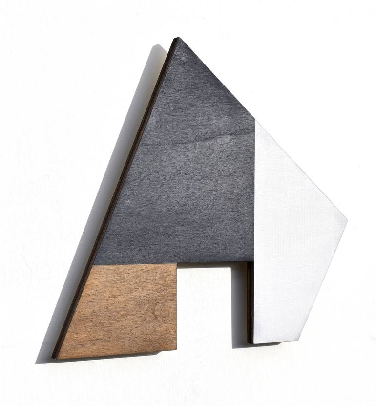 Original Abstract Geometric Sculpture by Susan Laughton