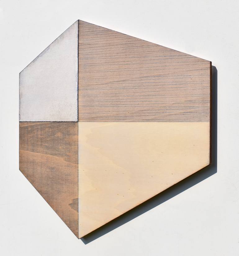Original Abstract Geometric Painting by Susan Laughton