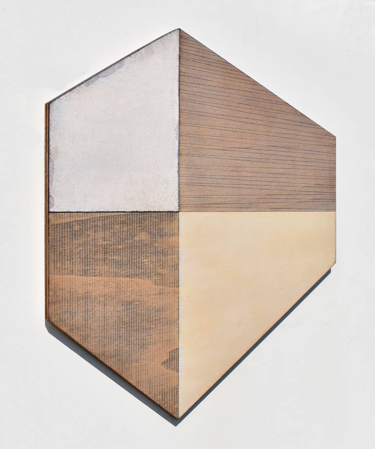 Original Abstract Geometric Painting by Susan Laughton