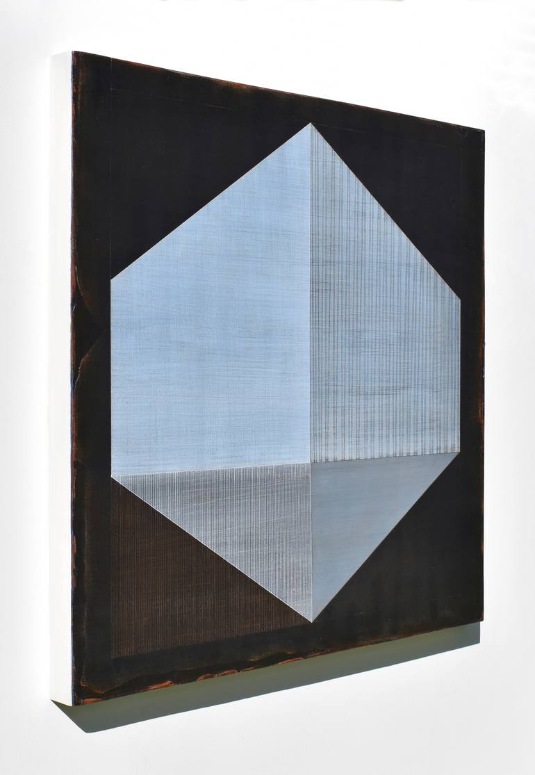 Original Abstract Geometric Painting by Susan Laughton