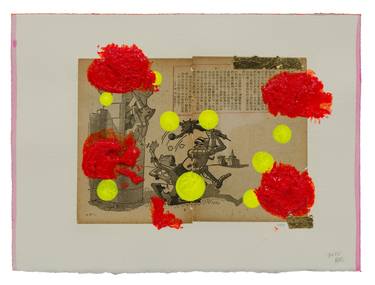 Original Abstract Collage by Keng Hao Kang
