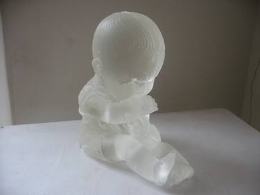 Original Abstract Children Sculpture by James White