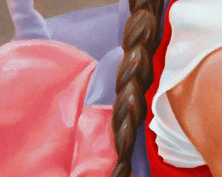 Original Realism Women Painting by Mark Vallen