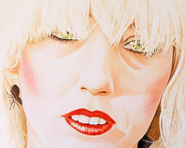 Original Realism People Drawing by Mark Vallen