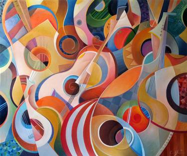 Print of Abstract Music Paintings by Martin Cambriglia