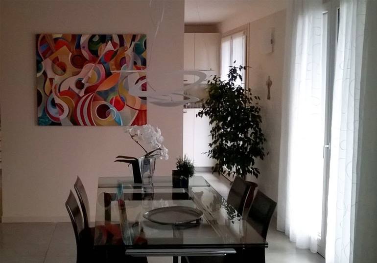 Original Abstract Music Painting by Martin Cambriglia