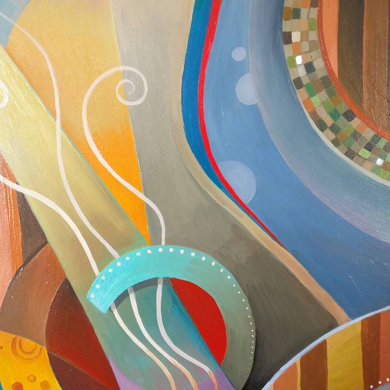 Original Abstract Music Painting by Martin Cambriglia