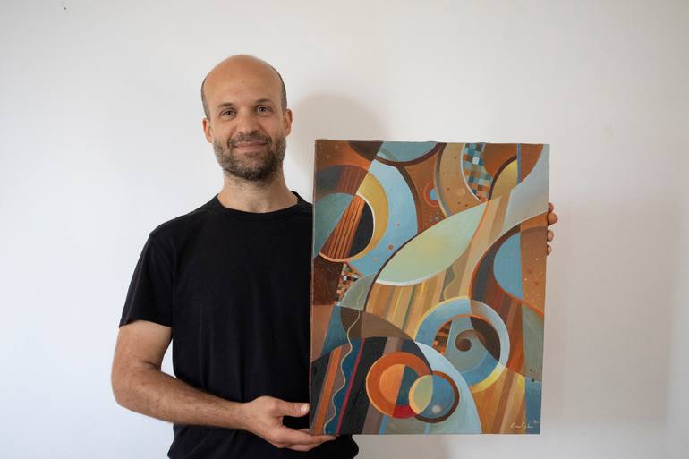Original Abstract Music Painting by Martin Cambriglia