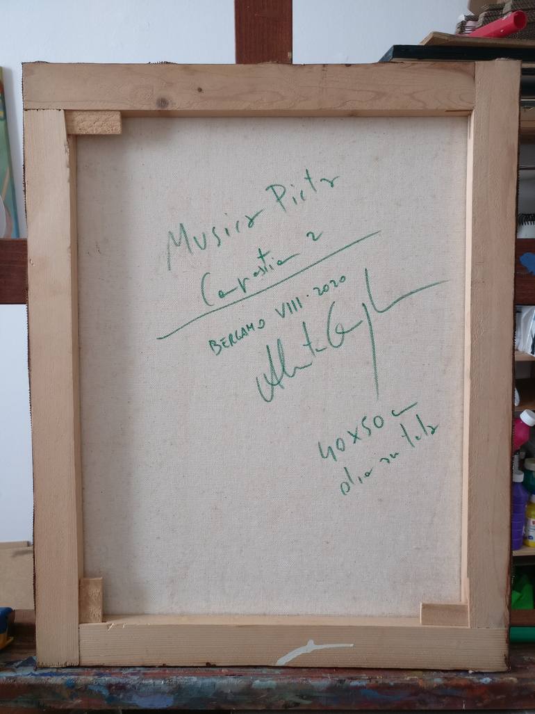 Original Abstract Music Painting by Martin Cambriglia