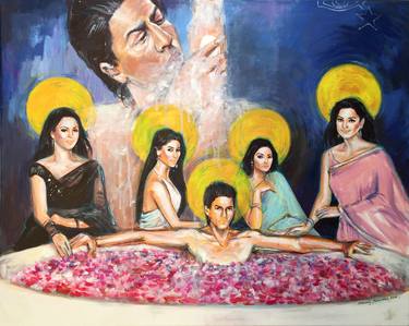 Original Fine Art Pop Culture/Celebrity Paintings by Shanzay Subzwari