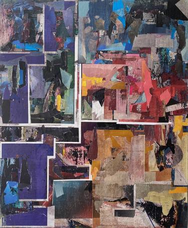 Original Abstract Mixed Media by Vincent Bernier