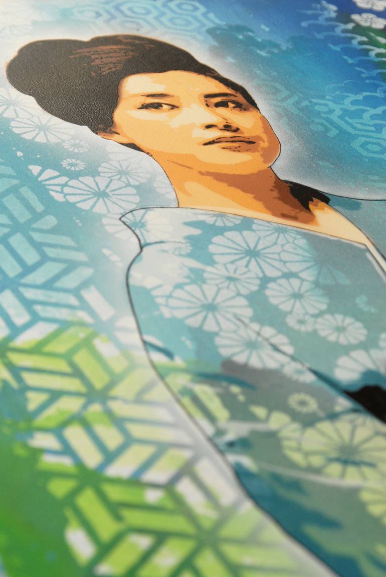 Original Pop Art Pop Culture/Celebrity Painting by Chris Aka Tian Lecouble