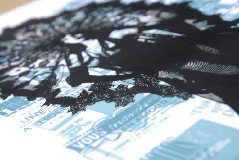Original Illustration Erotic Printmaking by Chris Aka Tian Lecouble