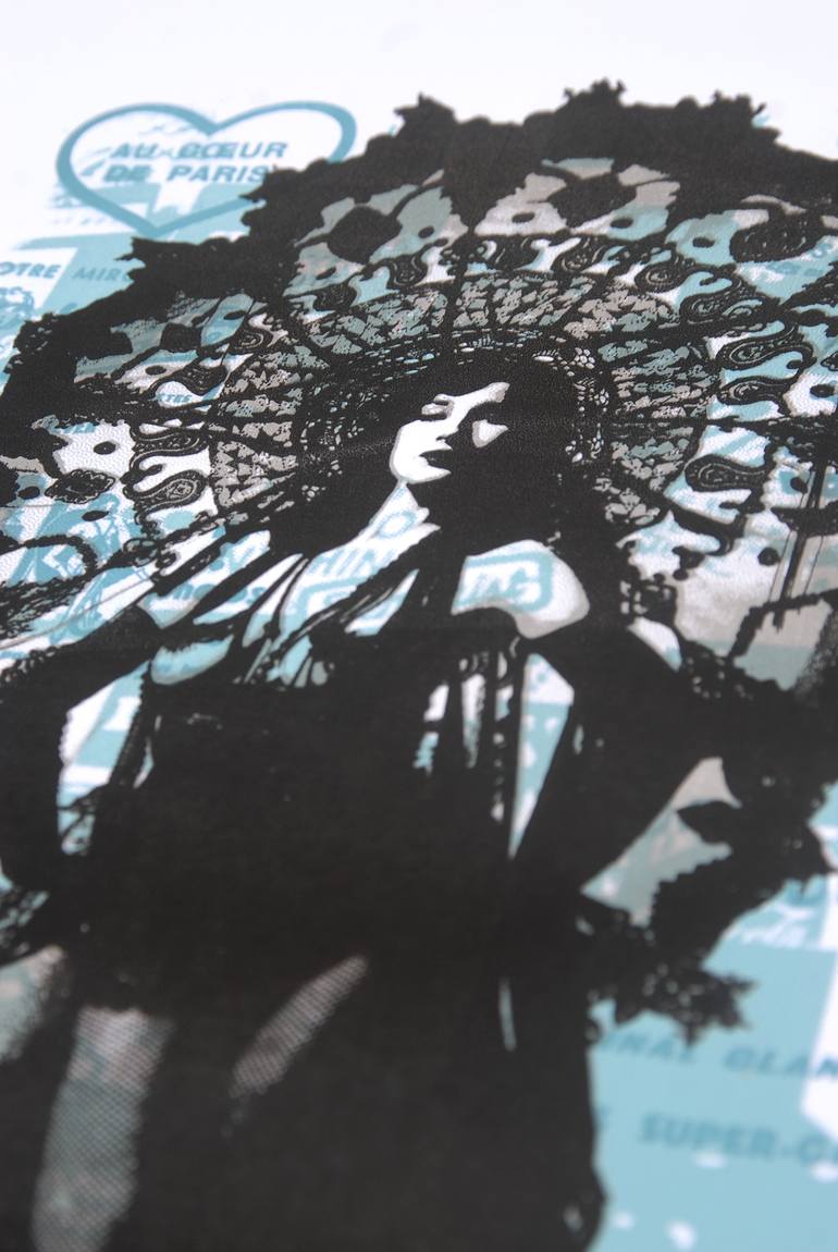 Original Illustration Erotic Printmaking by Chris Aka Tian Lecouble
