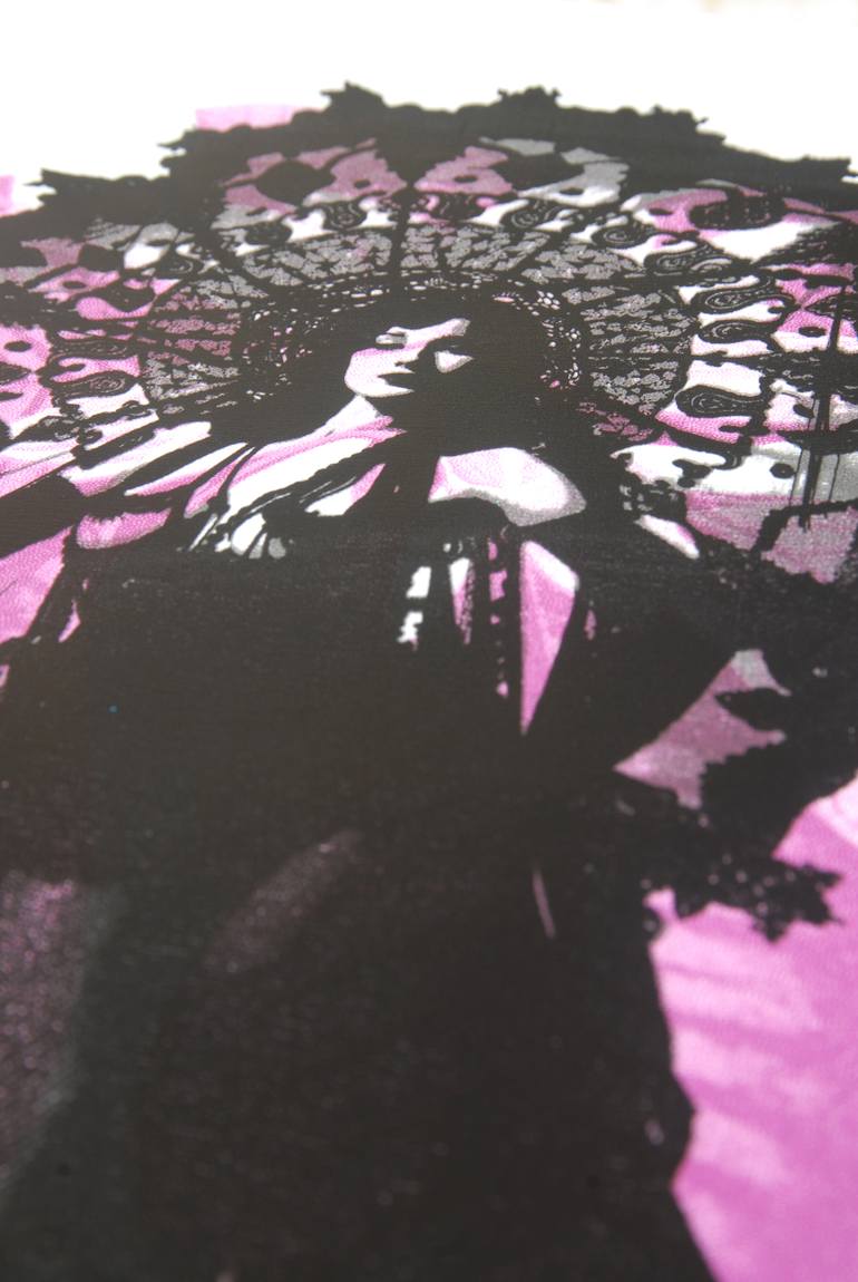 Original Illustration Erotic Printmaking by Chris Aka Tian Lecouble