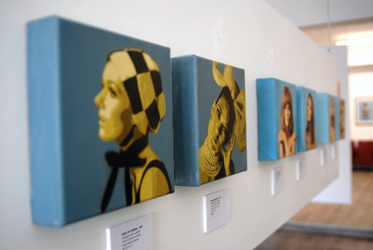 Original Street Art Pop Culture/Celebrity Painting by Chris Aka Tian Lecouble