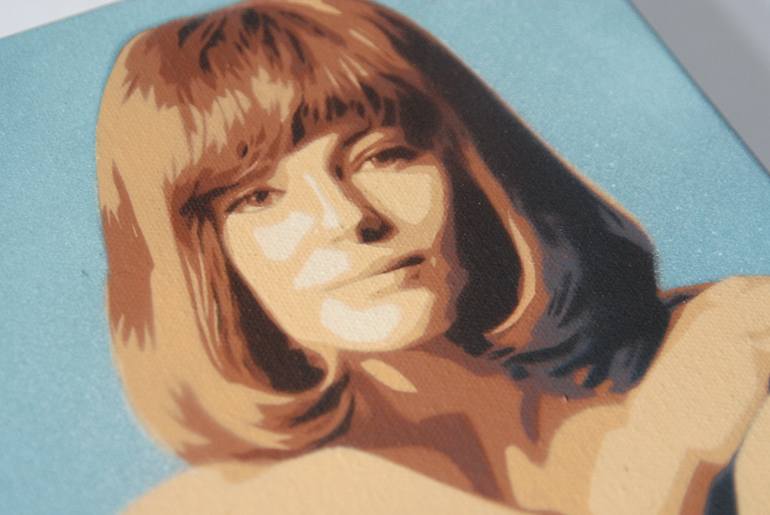 Original Street Art Pop Culture/Celebrity Painting by Chris Aka Tian Lecouble