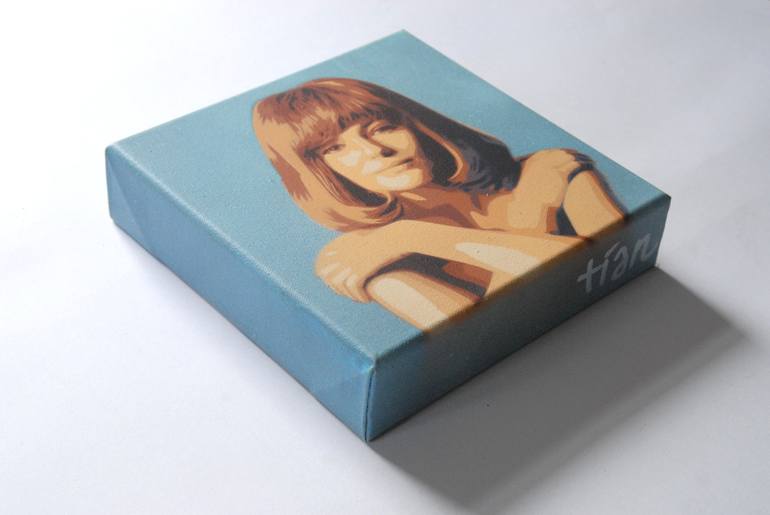 Original Street Art Pop Culture/Celebrity Painting by Chris Aka Tian Lecouble