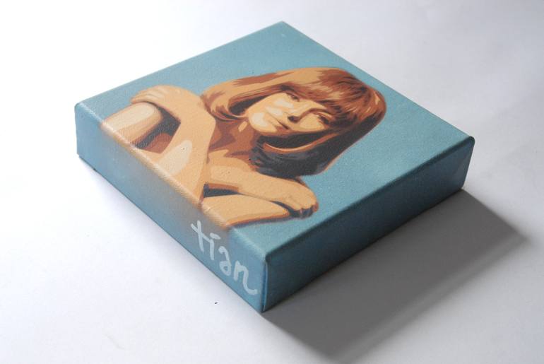 Original Street Art Pop Culture/Celebrity Painting by Chris Aka Tian Lecouble