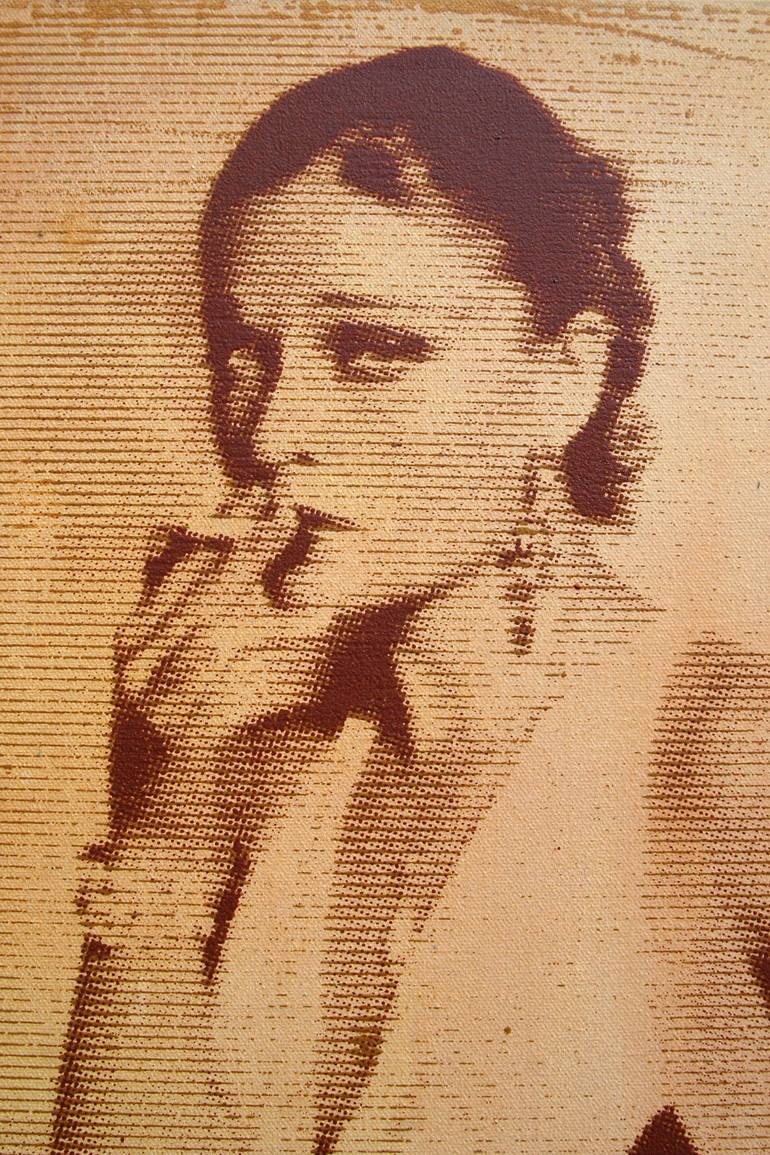 Original Pop Art Pop Culture/Celebrity Painting by Chris Aka Tian Lecouble