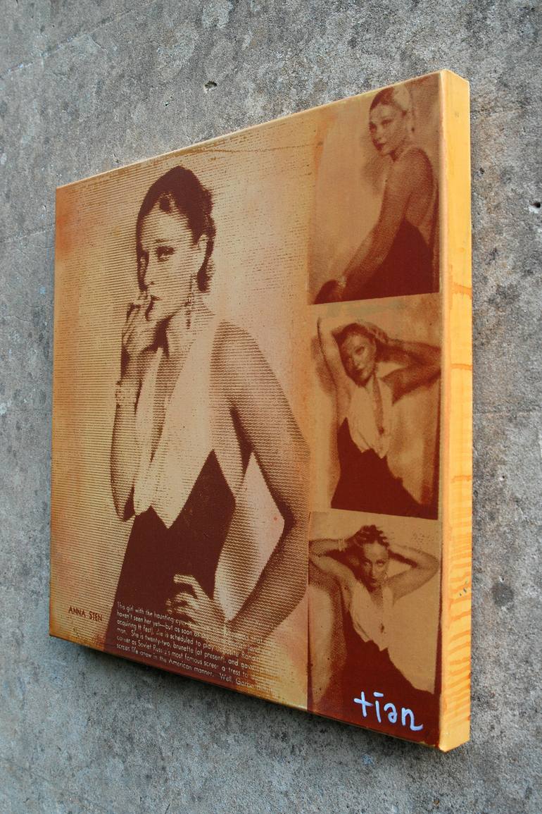 Original Pop Art Pop Culture/Celebrity Painting by Chris Aka Tian Lecouble