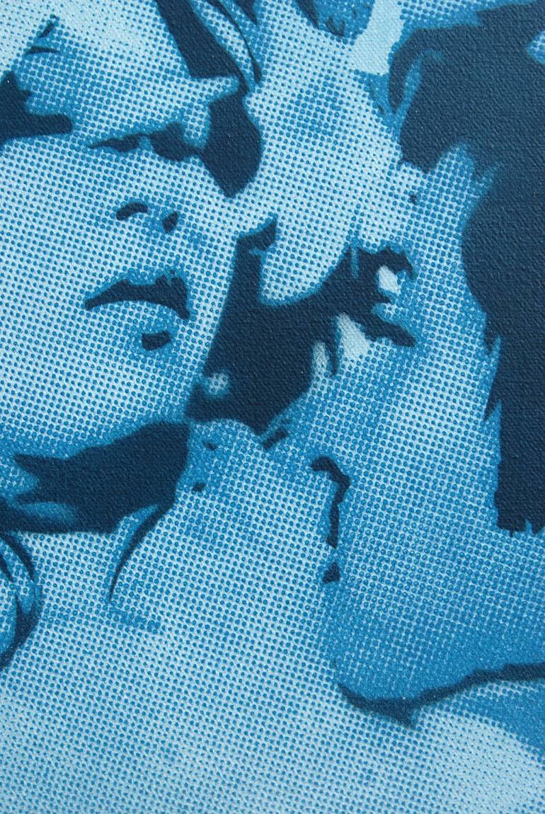 Original Pop Art Cinema Painting by Chris Aka Tian Lecouble
