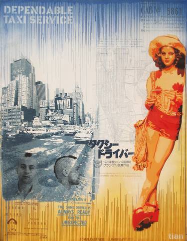 Original Pop Art Cinema Paintings by Chris aka Tian LECOUBLE