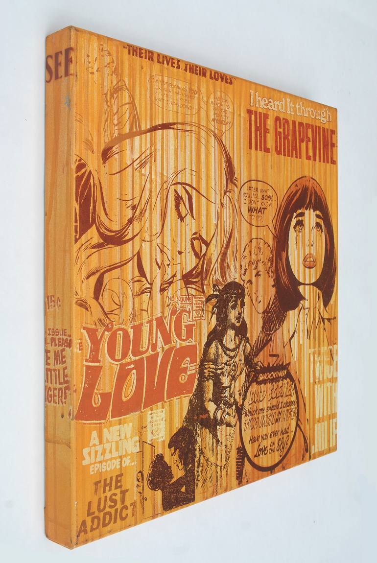 Original Illustration Love Painting by Chris Aka Tian Lecouble