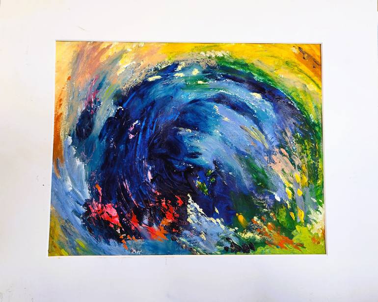 Original Abstract Painting by Roger Kirk Nelson