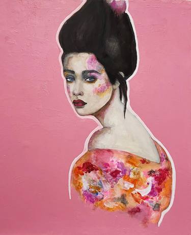 Original Women Mixed Media by Haydee Torres