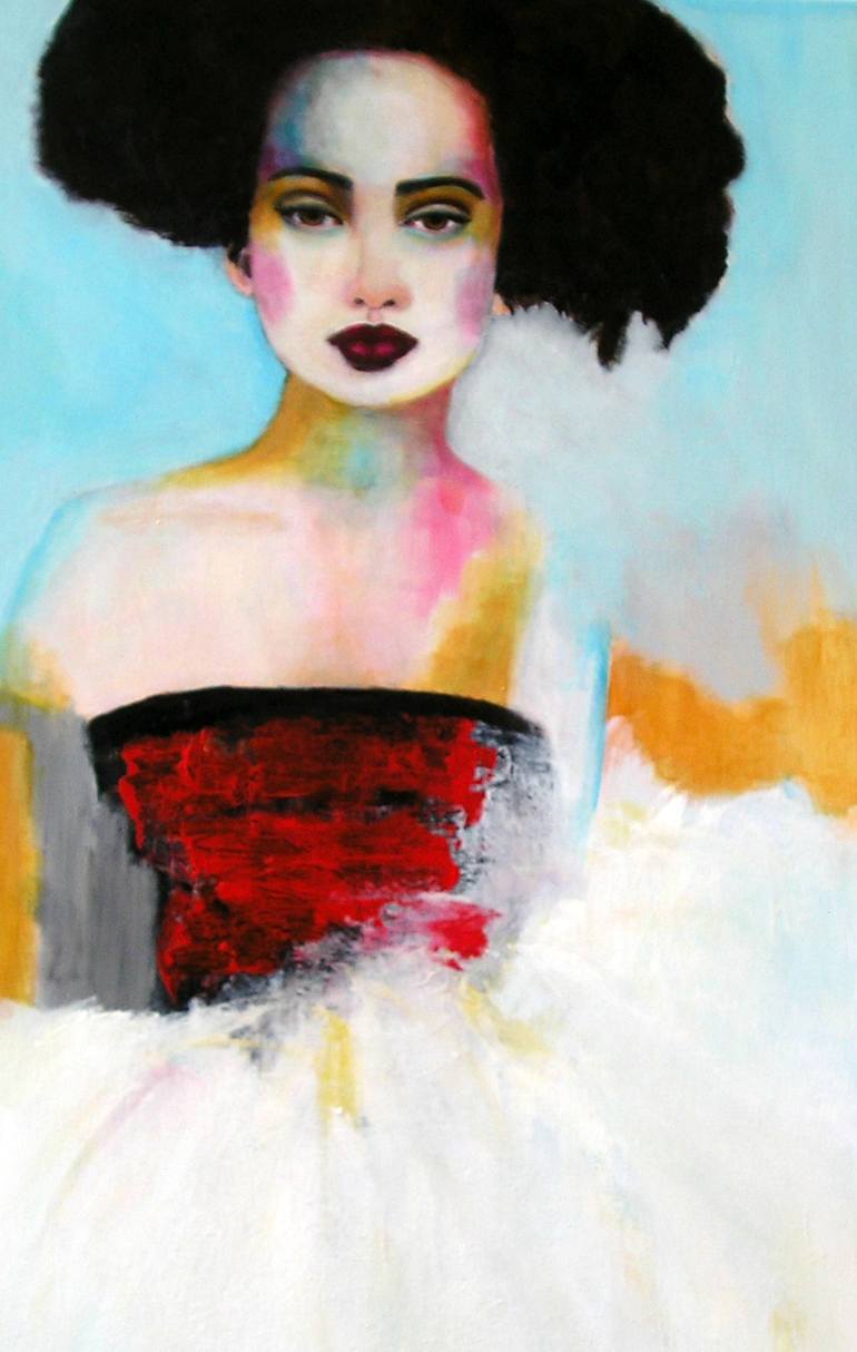 Original Figurative Portrait Paintings by Haydee Torres