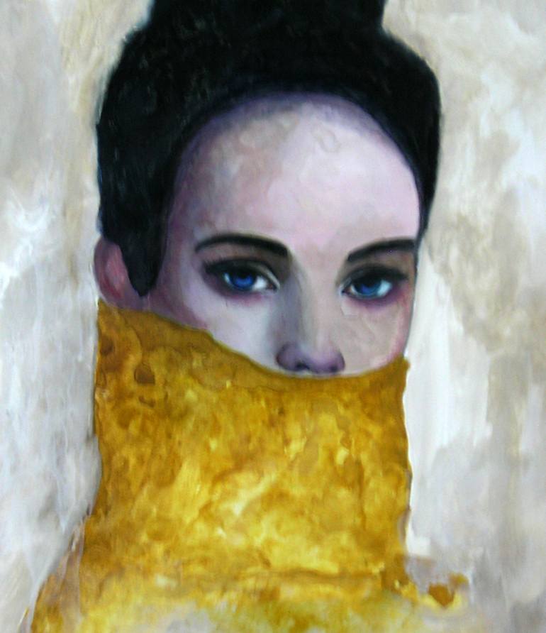 Original Expressionism Portrait Painting by Haydee Torres