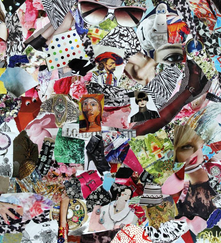 Original Fashion Collage by Haydee Torres