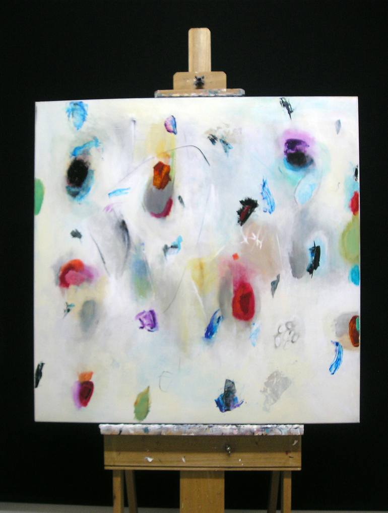 Original Abstract Expressionism Abstract Painting by Haydee Torres