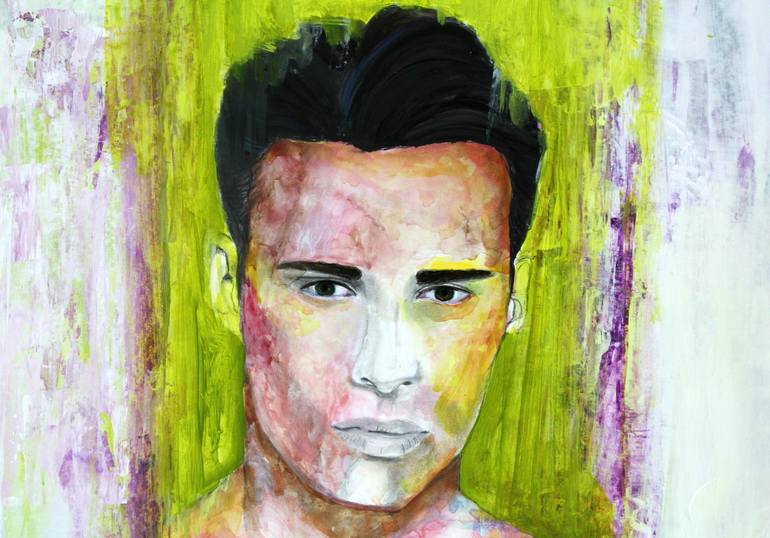 Original Portrait Painting by Haydee Torres