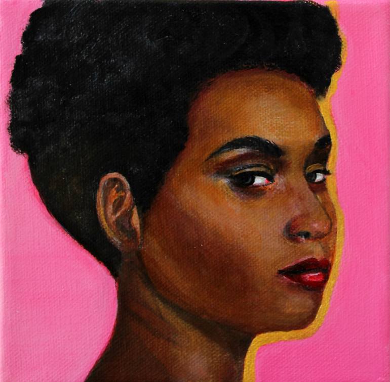 Original Figurative Portrait Paintings by Haydee Torres