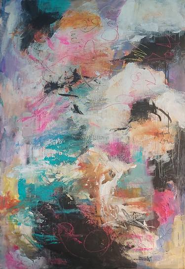 Print of Abstract Paintings by Els Driesen