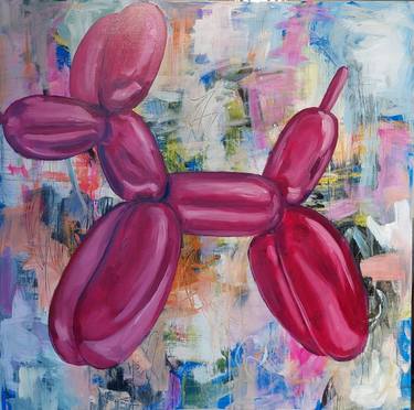 Balloon dog pink thumb