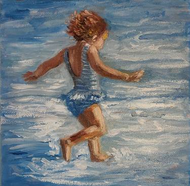 Print of Impressionism Children Paintings by Els Driesen