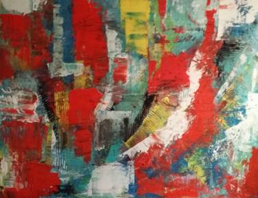 Print of Modern Abstract Paintings by Els Driesen